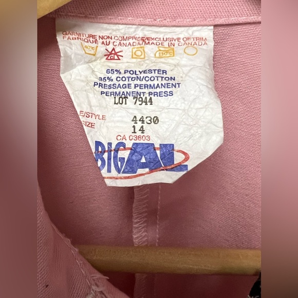 Vintage Pink Coveralls with Pockets on Front and Back - Size Woman’s XS - Picture 11 of 11
